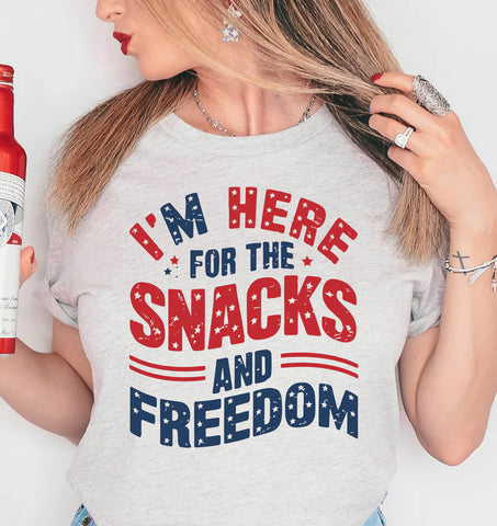 I’m just here for the snacks and freedom