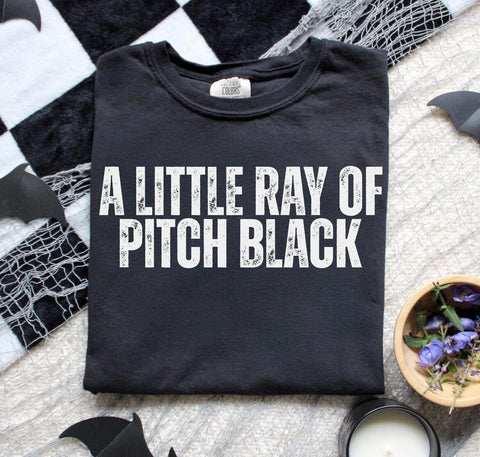 A little ray of pitch black