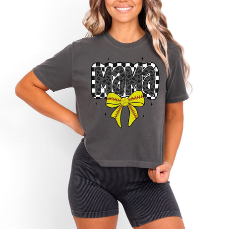 Softball mama CROP