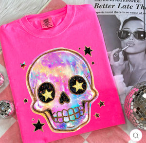 Colorful skull