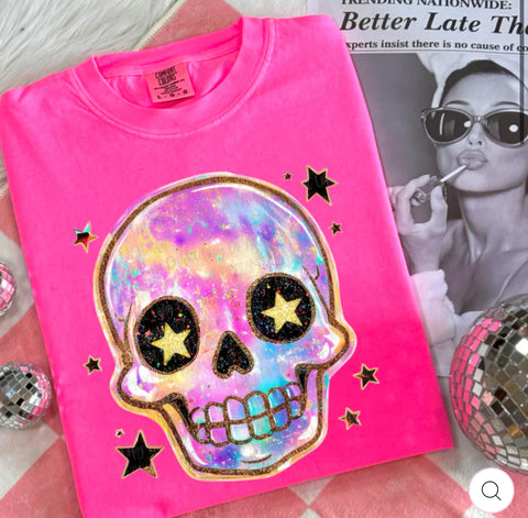 Colorful skull