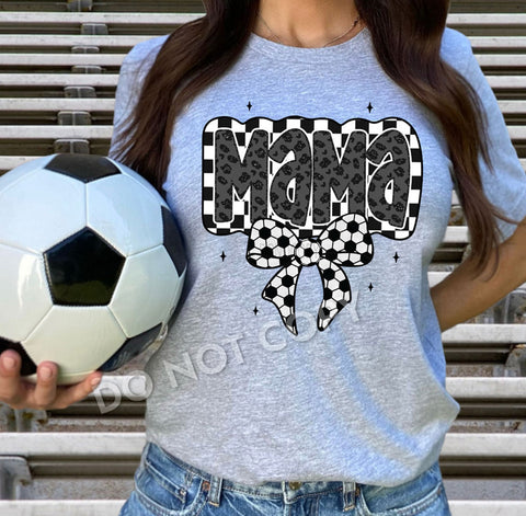 Soccer bow mama