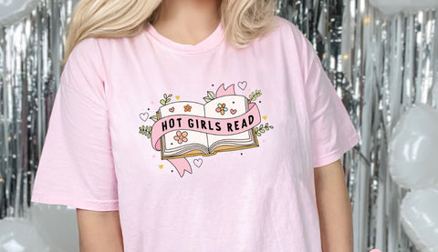 Hot girls read books