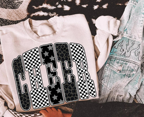 Trendy cheer kids sweatshirt