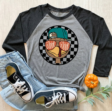 Gobble gobble 3/4 sleeve KIDS