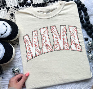 Mama baseball threads