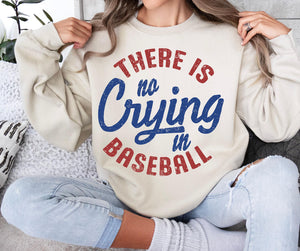 There’s no crying in baseball