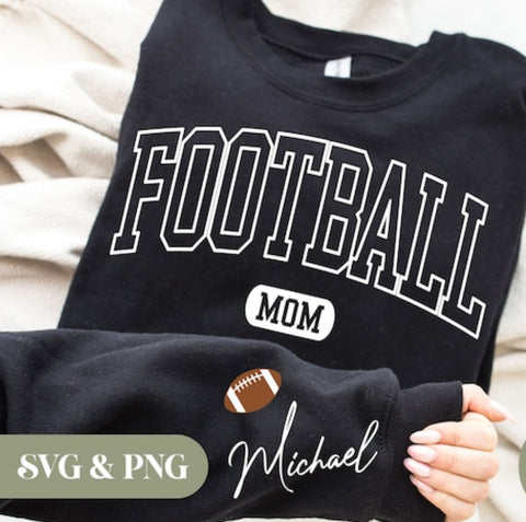 Personalized football mom