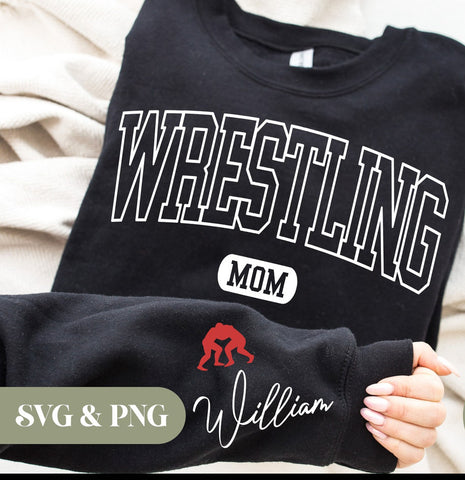 Personalized wrestling mom