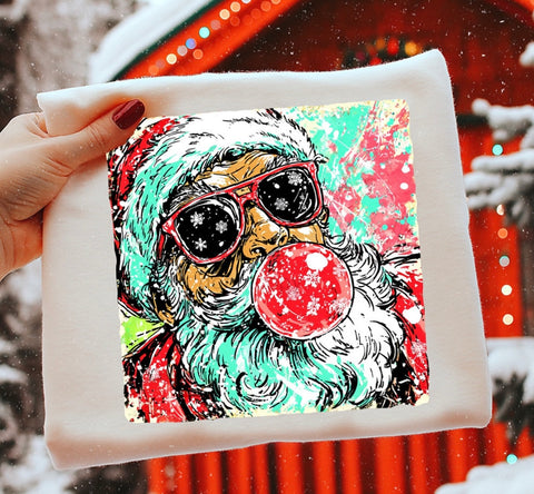 Watercolor Santa
