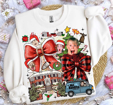 Home A L O N E collage