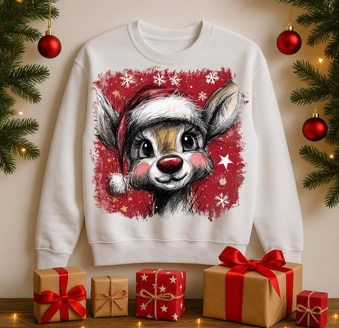 Red nosed reindeer kids