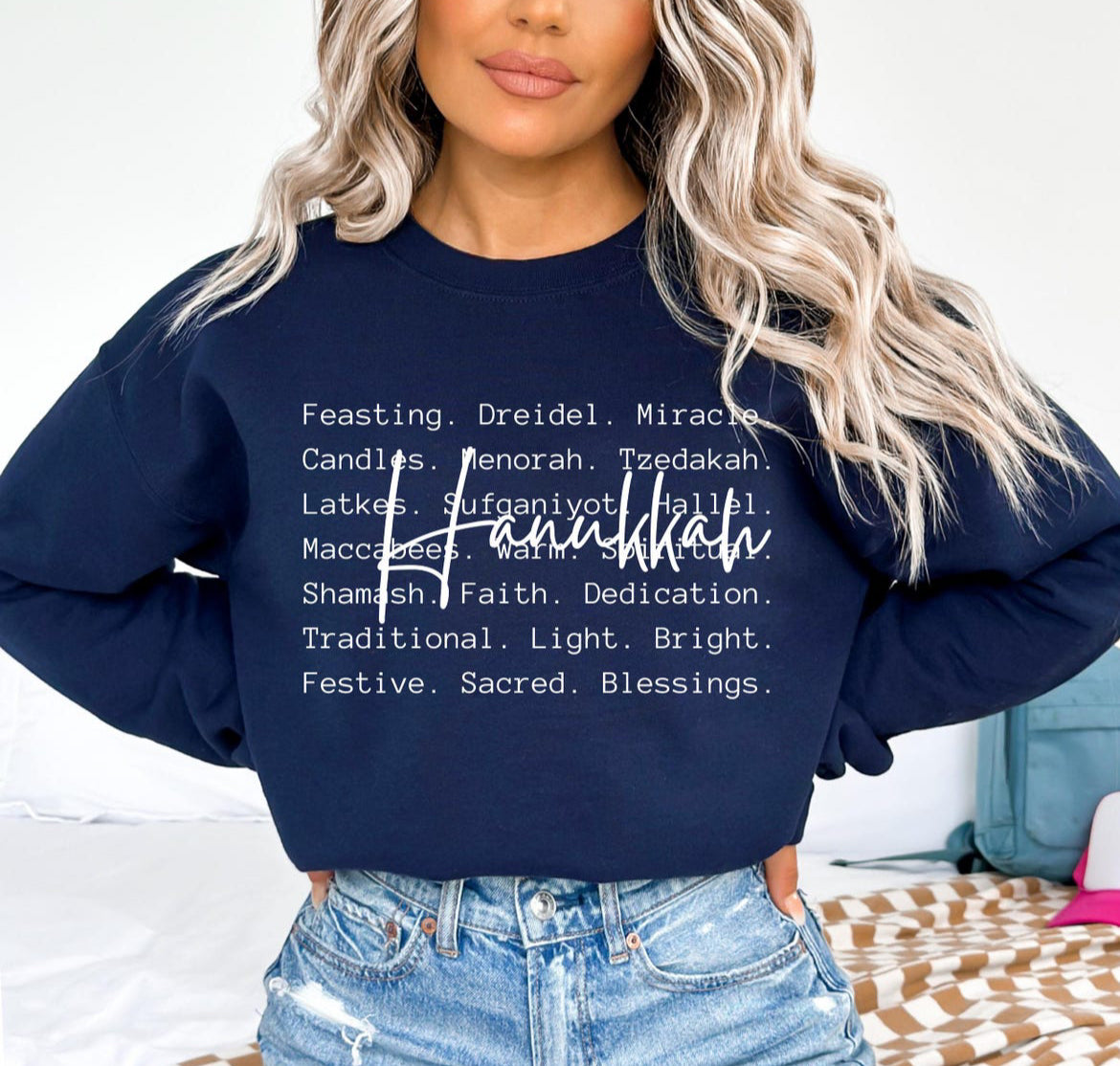 Hanukkah kids sweatshirt
