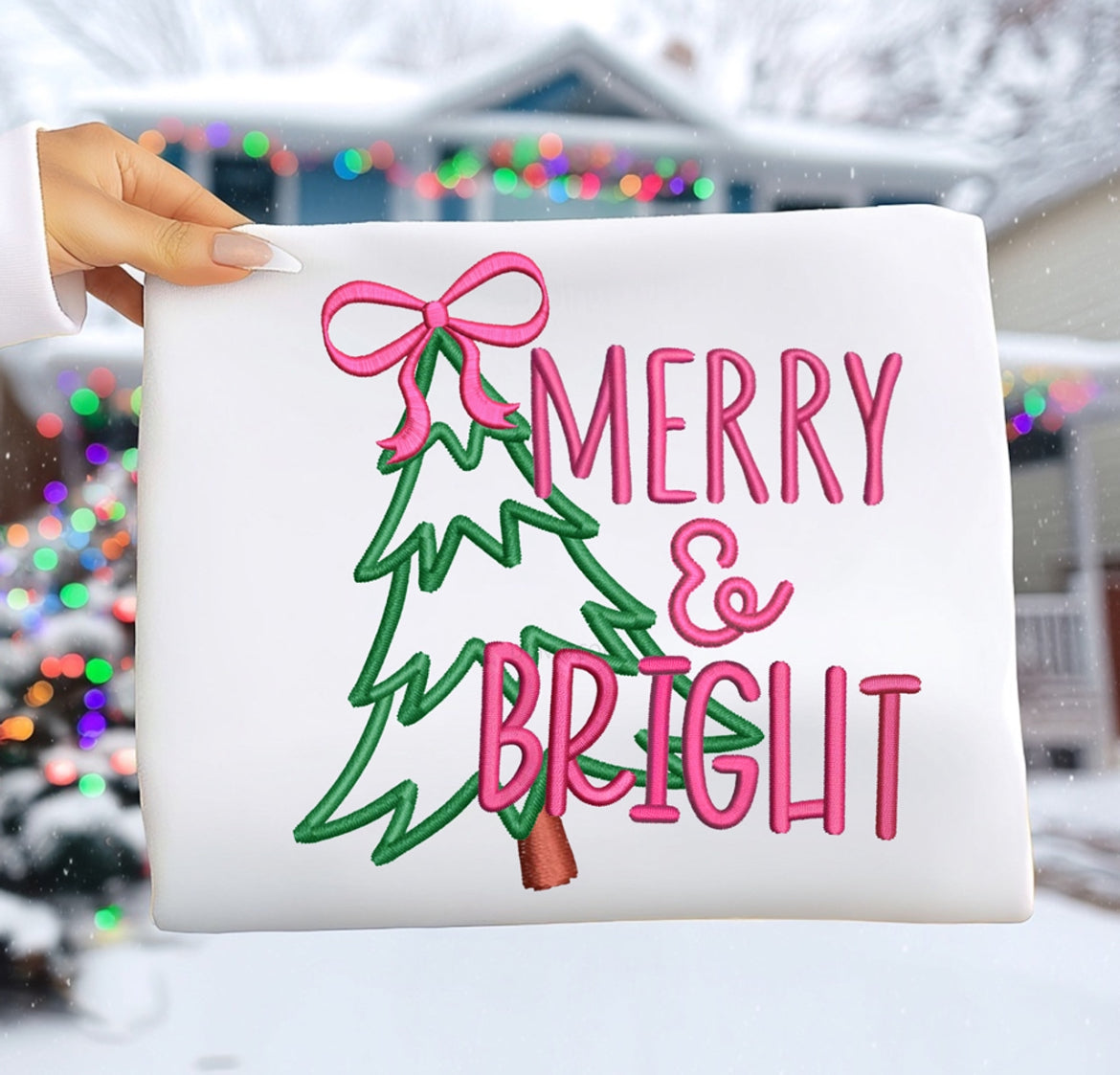 Pink merry & bright