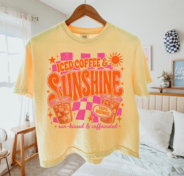 Iced coffee & sunshine  (crop or regular)