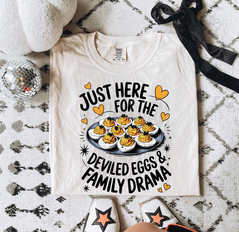 Just here for the deviled eggs & family drama