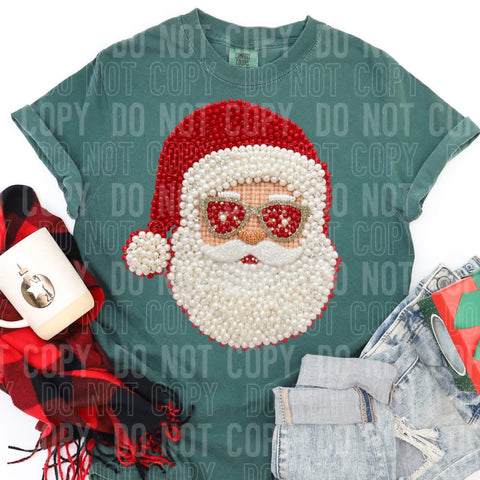 Faux pearl COOL SANTA