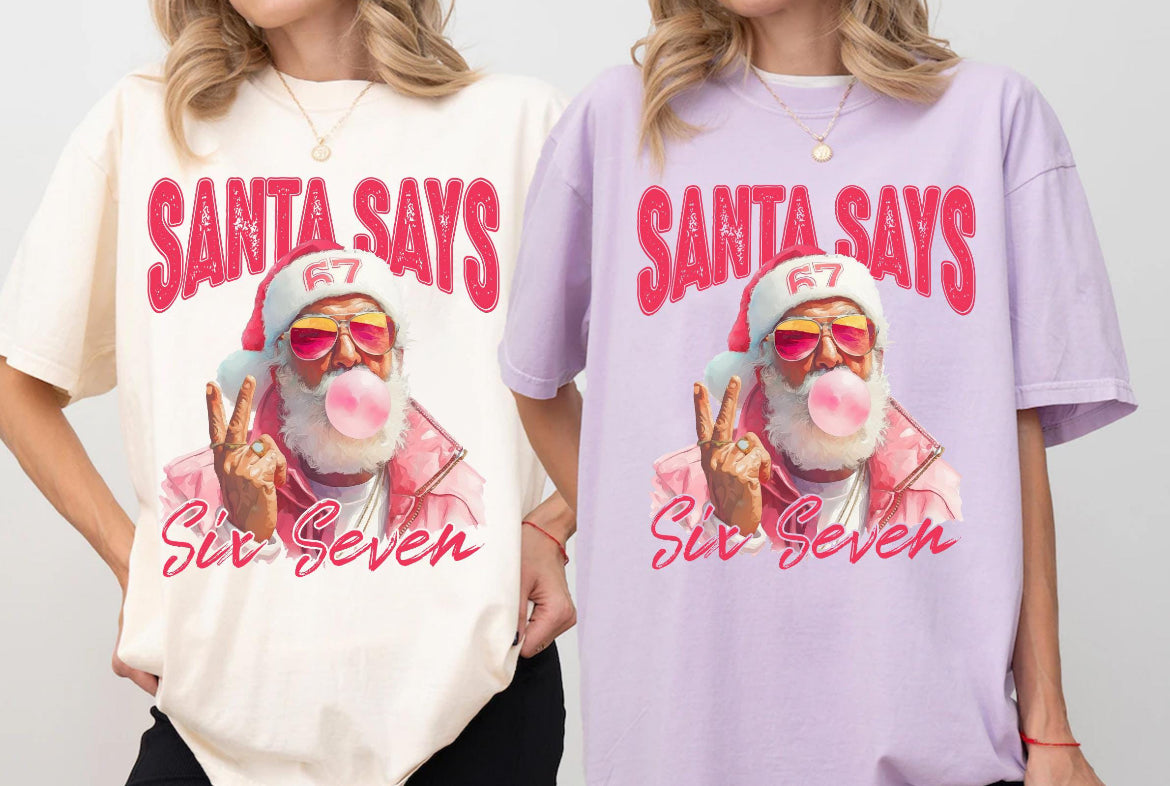 Santa says … 6 7