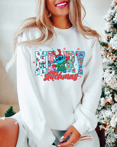 Merry sti tchmas  (diff color sweatshirts available)