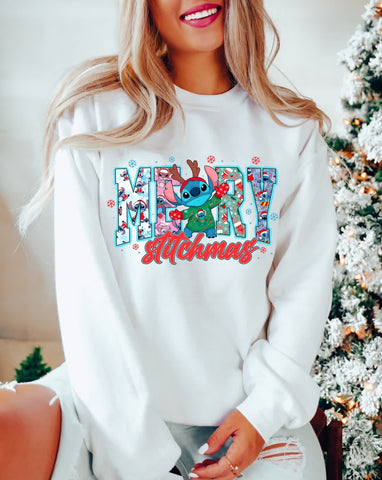 Merry sti tchmas  (diff color sweatshirts available)
