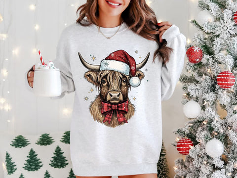 The cutest Christmas cow