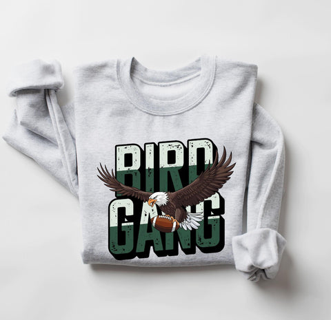 Bird gang in gray