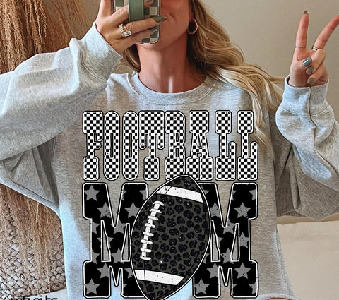 Trendy football mom