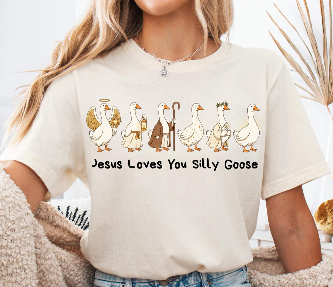 Jesus loves you silly goose KIDS