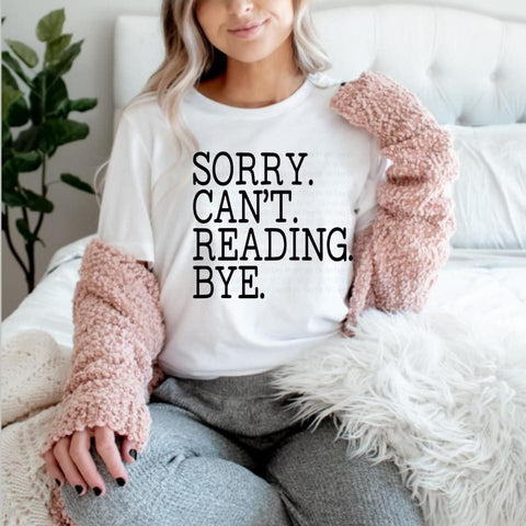 Sorry can’t reading bye