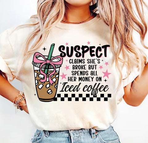 Suspect only drinks …