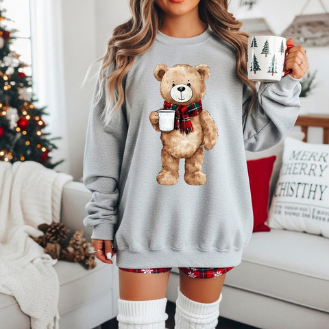 Cozy Christmas bear
