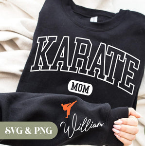 Personalized karate mom