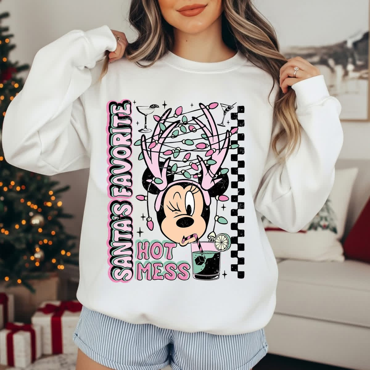Santa’s fav hot mess (diff color sweatshirts available)
