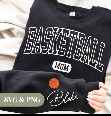 Personalized basketball mom