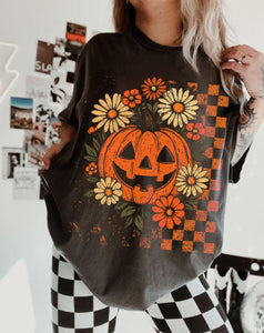 Oversized fall pumpkin