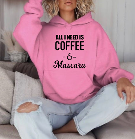 Coffee & mascara hoodie