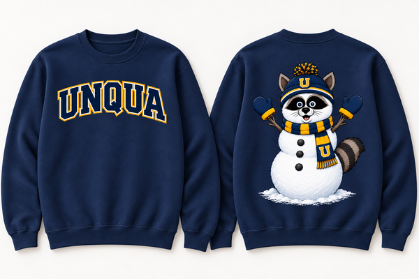 SNOWMAN YOUTH CREW OR HOODIE