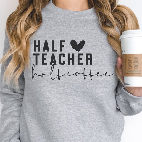 Half teacher half coffee