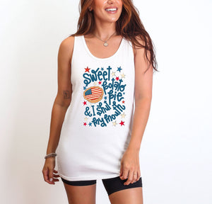 Sweet potato pie & shut my mouth CC tank