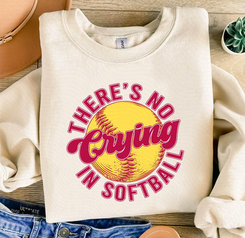 There’s no crying in softball