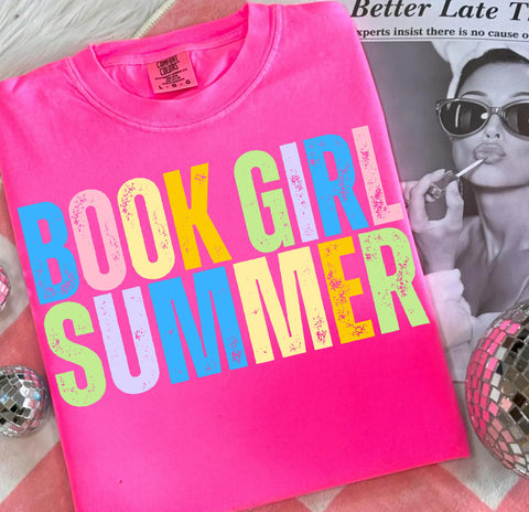 Book girl summer