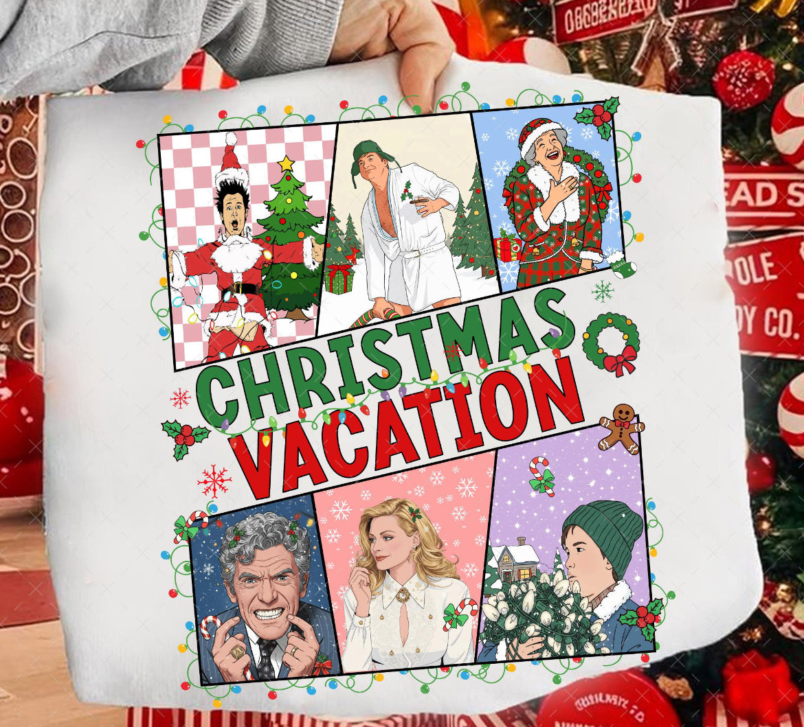 Christmas vaca (ash sweatshirt )