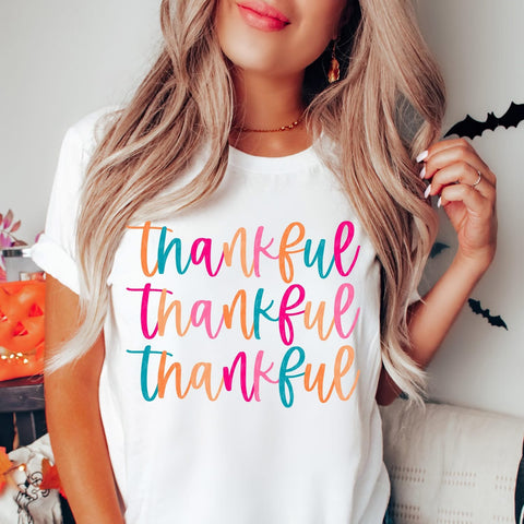 Colorful thankful