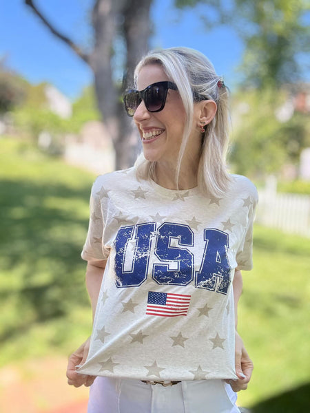 USA 🇺🇸 STAR ⭐️ TEE ADULTS
