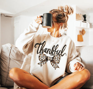 Leopard Thankful TEE