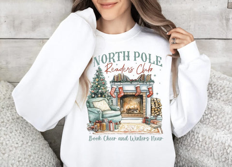 North Pole readers club (diff colors available)