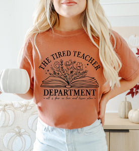 The Tired teacher’s department