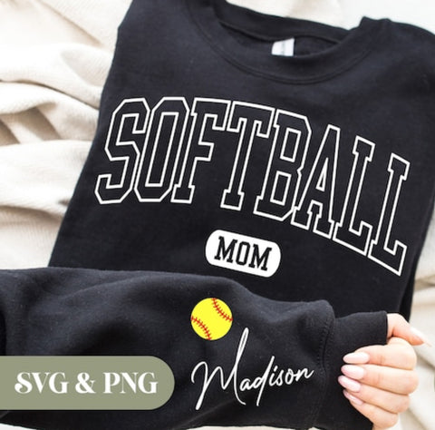 Personalized softball mom