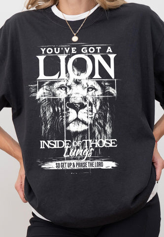 You’ve got a lion inside of those lungs