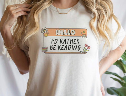 Hello, I’d rather be reading